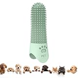 Silikon-Hunde-Fingerzahnbürste – Haustier-Mundpflege-Bürste | Silikon-Hundezahnbürsten-Set | Haustierpflege-Zubehör | vollflächige Hundezahnbürste | Hundepflege | Hundezahnbürste für Katzen und Hunde