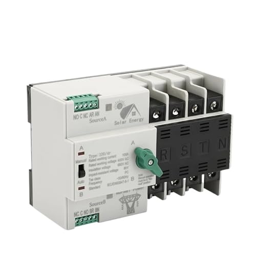 Commutateurs de transfert automatique double alimentation photovoltaïque solaire 220V