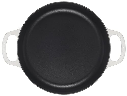 Image of Le Creuset Enameled Cast Iron Signature Everyday Pan, 11 inch, White