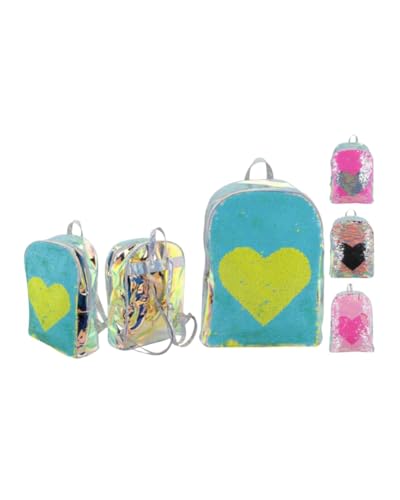 Mochila Brilhante com Lantejoulas e Desenhos Coloridos – Resistente para o Dia a Dia | First Brasil