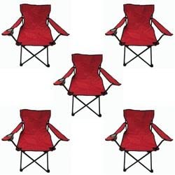 RESEL OUTDOORS Pack de 5 Sillas Plegables para Jardín,...