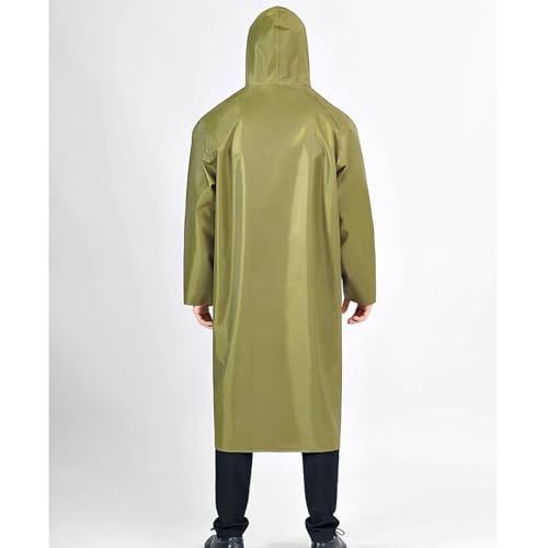 YEDECOR Poncho de chuva reutilizável para adultos, mulheres e homens, capa de chuva longa com capuz