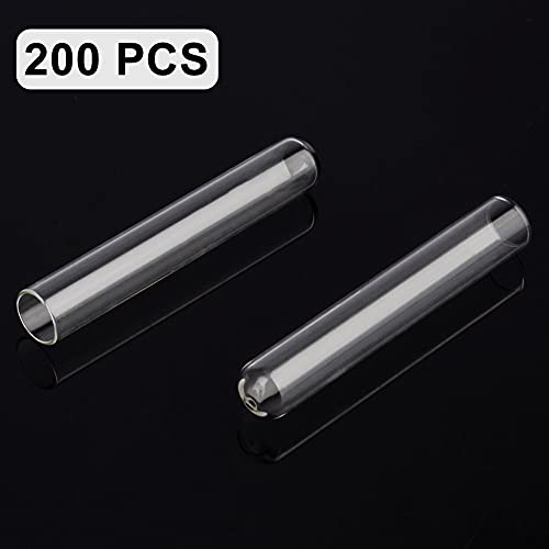 Labasics 200 Pack Borosilicate Glass Round Bottom Test Tubes, 12 mm OD X 75 mm Length (Pack of 200) - Thumbnail 5