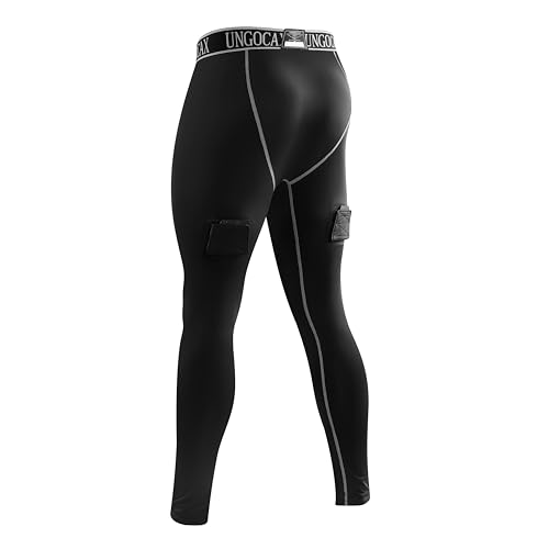 Mens Compression Hockey Pant with Protective Cup2