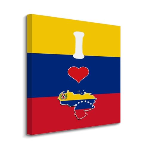 Cuadro de Venezuela con la bandera nacional para decorar tu salón y conectar con tus raíces