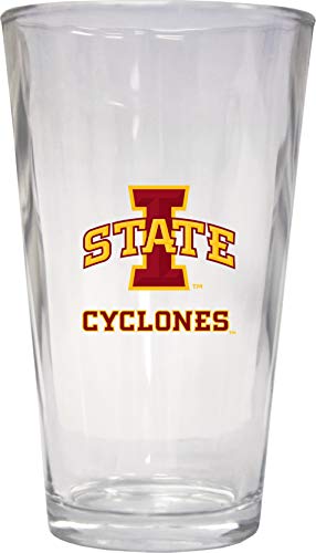 R and R Imports Iowa State Cyclones 16 oz Pint Glass Officially Licensed Collegiate Product