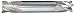 End Mill, 5/16" Dia, 1/2" Cut, Carbide