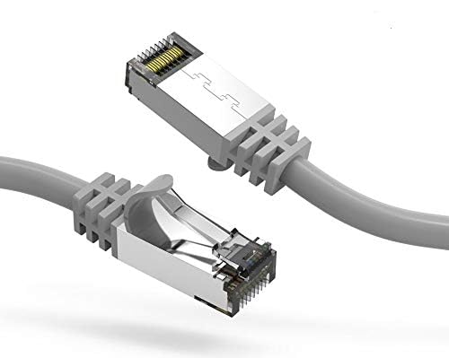 Cable Ethernet Cat8 3 pies Gris miniatura 2