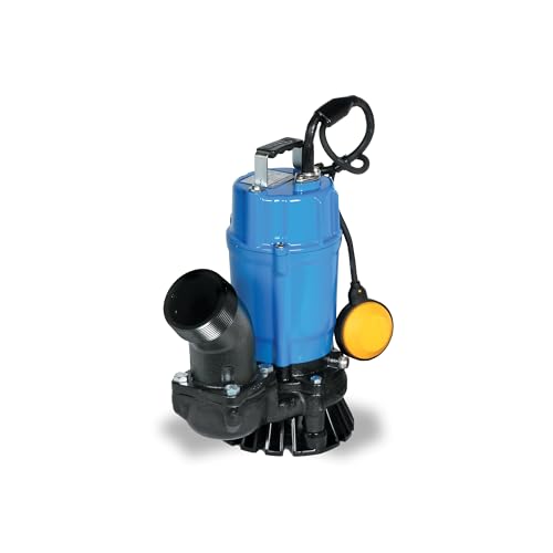 Tsurumi Pump HSZ3.75S Submersible Trash Pump Float Switch 1 HP 115V 3 in Discharge Dewatering applications - sand & solids, where auto operation is needed | 66 GPM / 4000 GPH