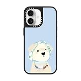 CASETiFY ミラー iPhone 17 ケース [鏡面(スマホカバー) / MagSafe対応/指紋防止] - Bandana Poodle - シルバー (ブラックバンパー)