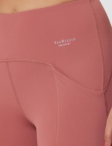 Image of Van Heusen Women's Stretch Fit High Rise Proactive Elite High Stretch Leggings - Moisture Wicking, Moderate Compression