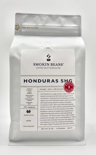 Smokin Beans Café en Grano 2 lb Tostado Medio miniatura 1