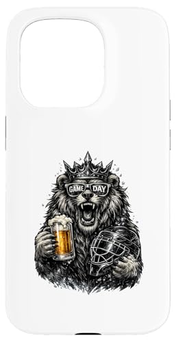 Funny Hockey Lion Game Day Vintage Shirt Fans �X�}�z�P�[�X iPhone 15 Pro �p