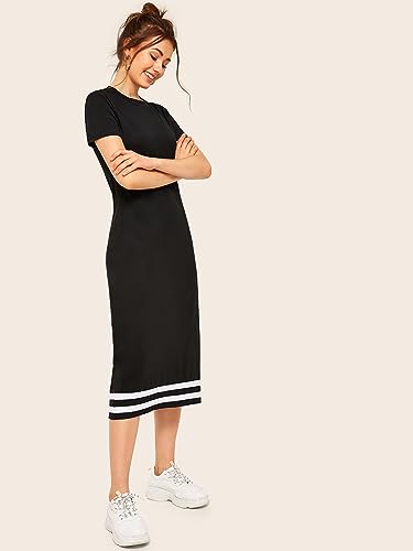 Image of KOTTY Women's Bodycon Solid Midi Dress
