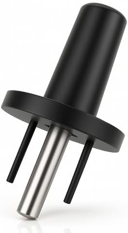 Banana Jack Outlet Plug Adapter | Universal Ground 3 Prong Outlet Earth Connection | ESD Control | Black Light Weight Unbreakable Plastic | 1 Piece | STI - DES - 09838