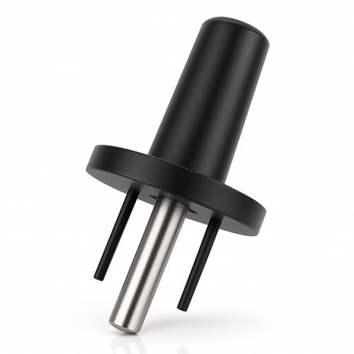 Banana Jack Outlet Plug Adapter | Universal Ground 3 Prong Outlet Earth Connection | ESD Control | Black Light Weight Unbreakable Plastic | 1 Piece | STI - DES - 09838