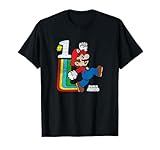 Super Mario World Rainbow Line Vintage #1 Mario Nintendo T-Shirt