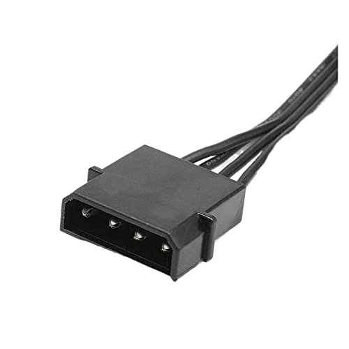Cable de alimentación 4Pin IDE a SATA 5 puertos 600 mm miniatura 6