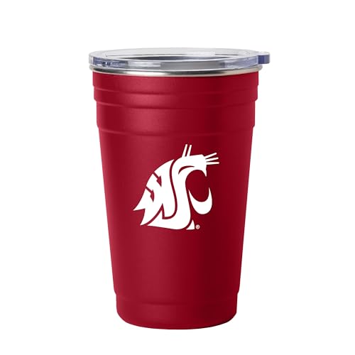 Image of Logo Brands NCAA 22 oz Stainless Steel Tailgate Cup -Double Wall Vacuum-Sealed Durable For Hot & Cold Drinks, Perfect for Gameday & Tailgating