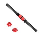 35cm Dumbbell Handles, Adjustable Dumbbell Weight Set with 1" Spin-Lock Collars Barbell Lifting Bar Handles for Gym Training Workout Exercise Weightlifting Supplies