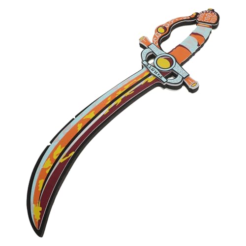 SUPVOX Safe Lightweight Foam Sword Boys and Girls Exercise Toy Fencing Training Sword Prop Vintage Design