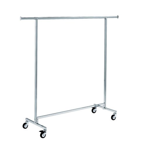 Preisvergleich Produktbild Konfektionsständer Verkaufsständer Textilständer Kleiderständer platzsparend mit Ausziehstangen B 130 cm