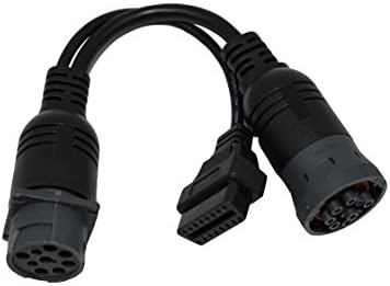 MasTrack 9Pin Y-Cable J1939 9 Pin to Obd-II 16 Pin adapter Y Cable