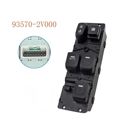 Interrupteur lève-vitre pour Hyundai Veloster 2012-2017 commande avant gauche