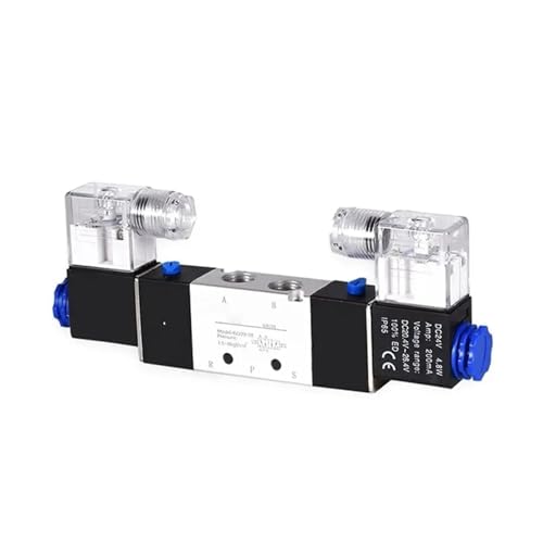 Électrovanne 4V330C-08 DC12V avec corps en alliage haute précision - 4