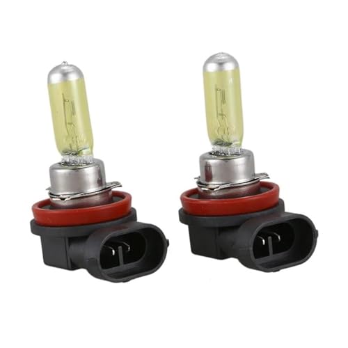 Ampoules de phares antibrouillard H11 55W jaune doré effet xénon feux barre