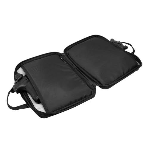 GRITR Handgun Sleeve w/ID Patch, Lockable Zippers & EVA Foam – Compact Pistol Pouch for Gun & Ammo Storage - Tactical Soft Gun Case for Shooting Gear