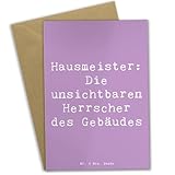 Mr. & Mrs. Panda Grußkarte Spruch Hausmeister Macht - Geschenk, Beruf, dankeskarten, osterkarten, Berufsalltag, Hilfe, Werkzeug, Grußkarten, Berufspassion, Berufsliebe, Gebäudeverwalter, Bewohner