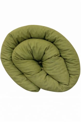 Image of ATOOTFUSION Soft Cotton Quilt | Foldable Light Weight Filled Single Firm Cotton Quilt Mattress| Gadda (Solid Coloured, 2 Sleeping Capacity, 5 x 6 ft or 72 x 60 Inches Queen) (Mehndi Green)