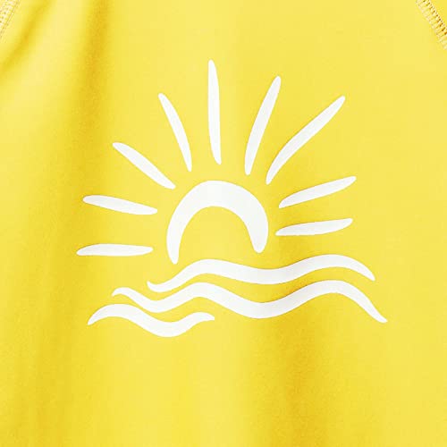 Image of TFJH E Girls & Boys Long Sleeve Rashgurad Swimsuit UPF 50+ Kids Swimwear Sunsuits
