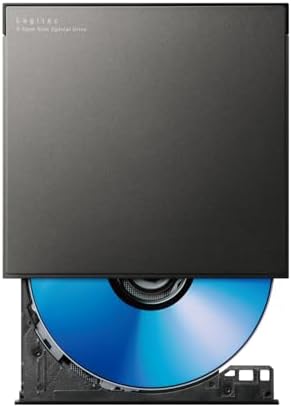 ロジテック 外付け ブルーレイドライブ for Windows USB3.2 Gen1 スリム 編集 再生 書き込み Type-C＆Type-Aケーブル付属 ブラック LBD-PWC6U3CVBK