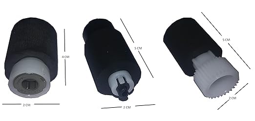 Image of KOSH TK4109 Pick up Roller Pick up Rubber for Kyocera Taskalfa 1800 1801 2200 2201 Copier and Printer Set of 3