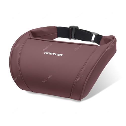 スズキ ハスラー 車ヘッドレスト ネックパッド 車 首 クッション 首枕 頚椎サポート ハスラー MR52S MR92S 車用 ヘッドレスト 通気設計 長時間運転 車中泊 運転席 旅行 ドライブ (ブラウン)