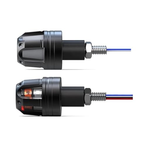 Clignotant moto LED pour embout de guidon scooter 12V 2 pièces