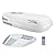 RecPro RV Air Conditioner Low Profile 9.5K Non-Ducted | Optional Heat Pump | Quiet AC | Cooling Only | RV AC Unit | Camper Air Conditioner (Include Heat Pump, White)