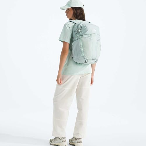 The North Face Women's Surge Commuter Laptop Backpack - Everyday Travel Bag, Laptop Sleeve, Water-Repellent, Opal Frost, One Size