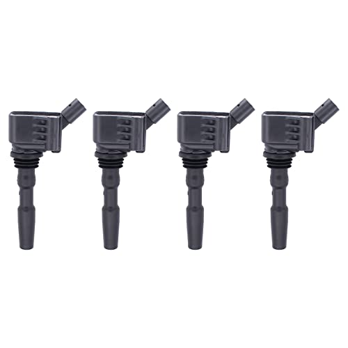 Doo Engy Zündspule Motorzündung Kerzenschachtzündspule für A1 8X A3 8V Golf 7 Beetle 5C Passat B8 Polo 6R UP Citigo Fabia 3 Octavia 5E Rapid Ibiza 6J Leon 5F Mii 1.0 1.2 1.4 1.6