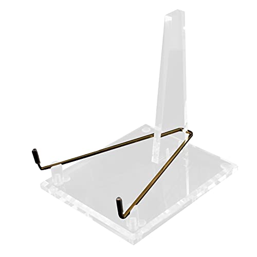 Ranana Acrylique Support Pierre Présentoir,Présentoir en Métal Transparent,Convient pour Placer Divers Objets Collection Cover