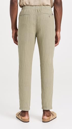 Faherty Men's Linen Drawstring Pants3