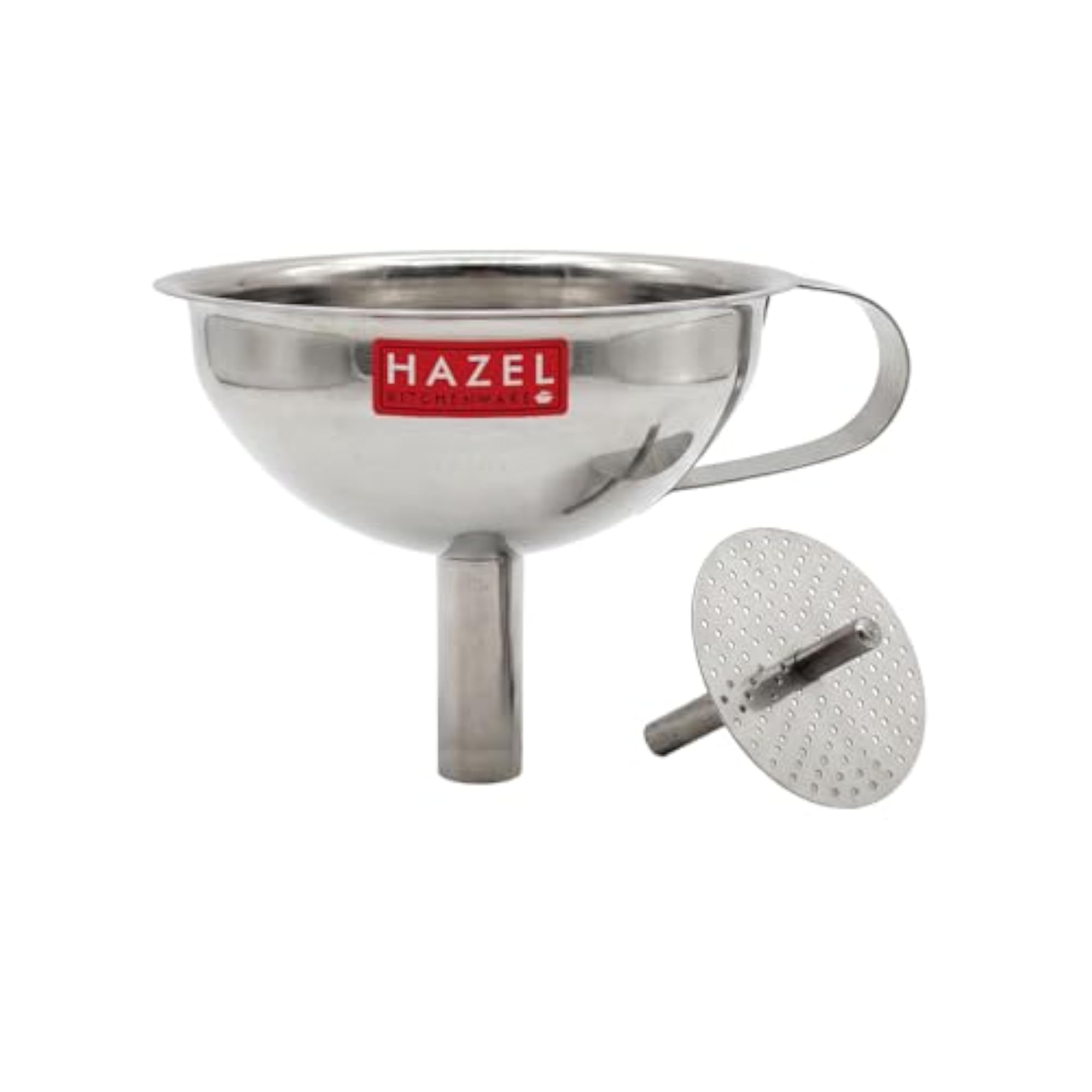 Stainless Steel Funnel with Filter for Kitchen Use