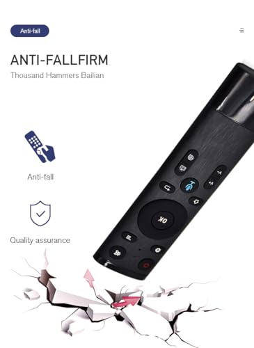 Image of AUSHA Voice Air Mouse Remote Controller with 2.4 Ghz Wireless Connection, Intelligent Learning (IR) Air Fly Smart Remote for PC, Smart TV, Android TV Box