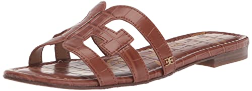 Image of Sam Edelman Bay Flat Sandal Dark Mocha 8 Medium