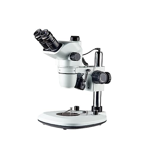 Microscopio Binocular 6,7-45 Zoom Continuo Scopio Estéreo Enseñanza Scopía Electrónica Ciencia Scopio Invertido en un amplio campo de visión