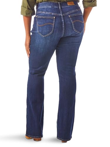 Riders by Lee Indigo Women's Plus Size Heritage High Rise Skinny Flare Jeean3