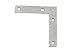 Stanley Hardware S757-022 CD999 Flat Corner Iron in Galvanized, 2 pack