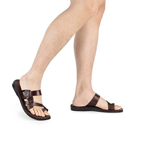 Jabin - Leather Toe Loop Sandal - Mens Sandals2